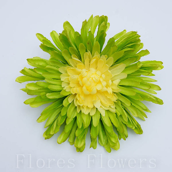 Chryzantéma hlava, zelená, 16cm