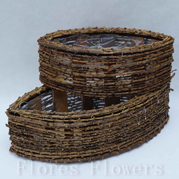 Obal drevený s/2, 40x18x13, 30x13x11cm