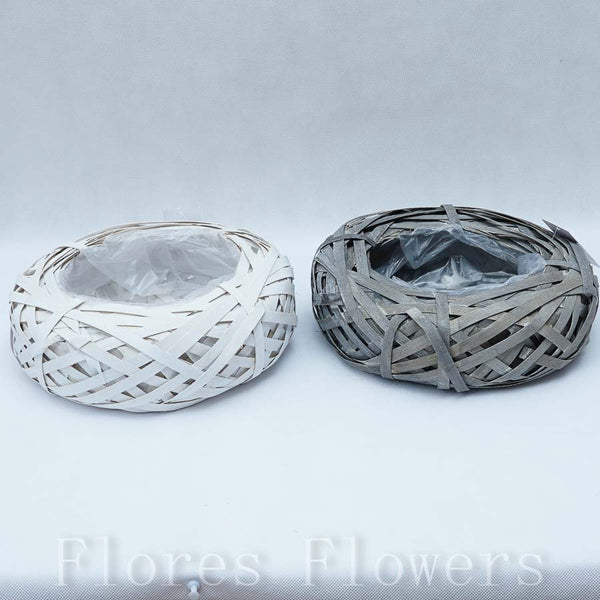 Obal prútený sivý, 25x9cm