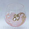 Pohár jubilejný 85, ružový, 13cm