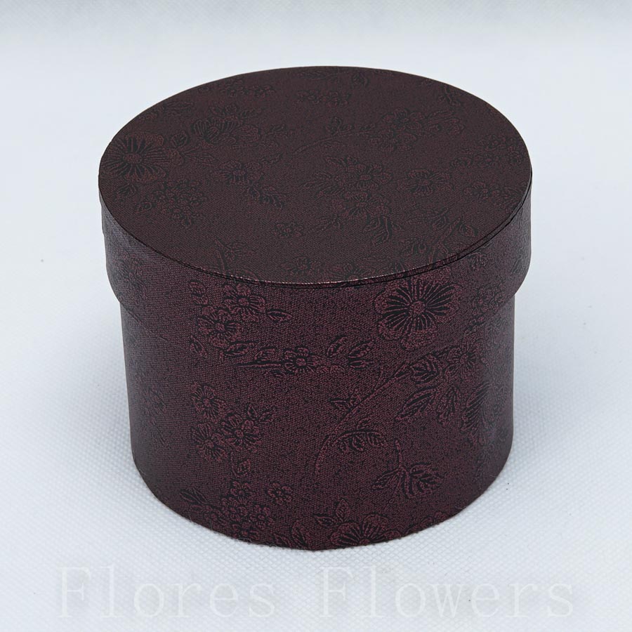 Flowerbox  10,5x8cm, bordový