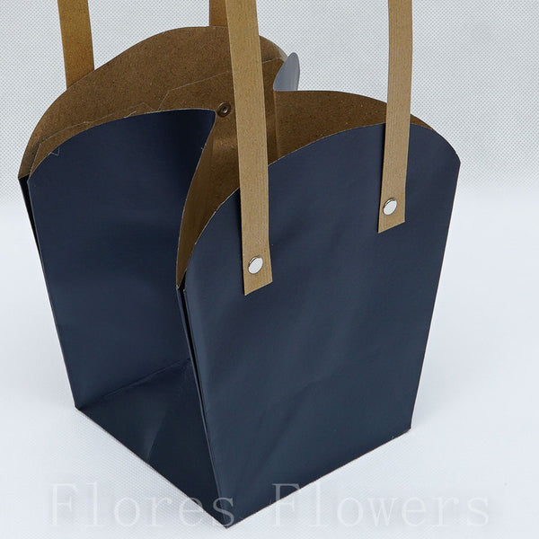 Darčeková taška s rúčkou 19x16x45cm, tmavošedá