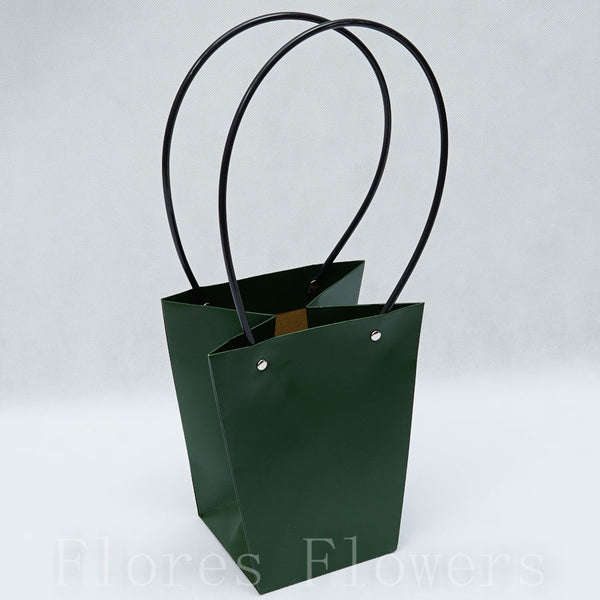 Darčeková taška na kvety 14,5x20x40cm, zelená