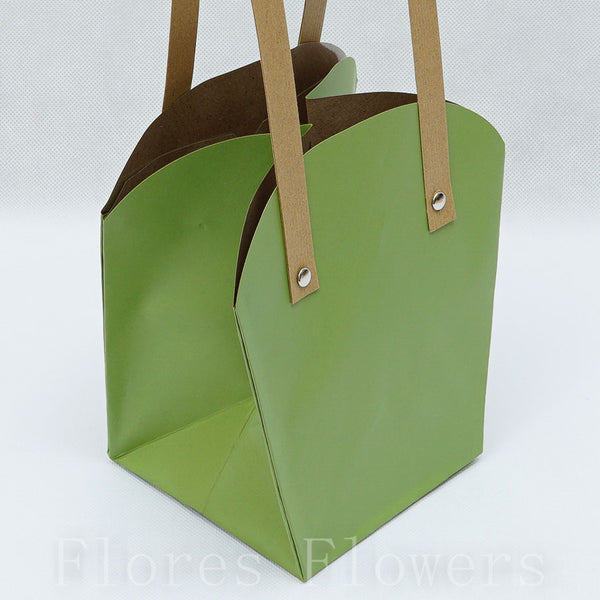Darčeková taška s rúčkou 19x16x45cm, zelená