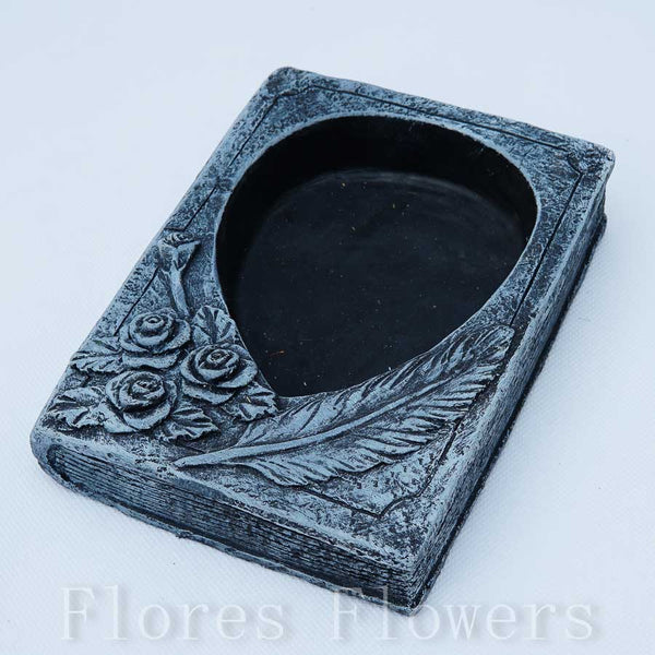 Obal kniha s ružami 4 x 13 x 17 cm