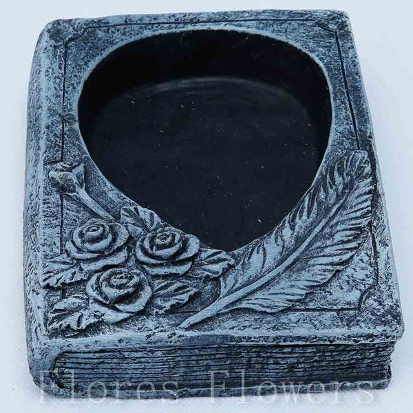 Obal kniha s ružami 4 x 13 x 17 cm