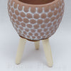 Obal na nožičkách 13 x 9 cm, TERAKOTA, cement