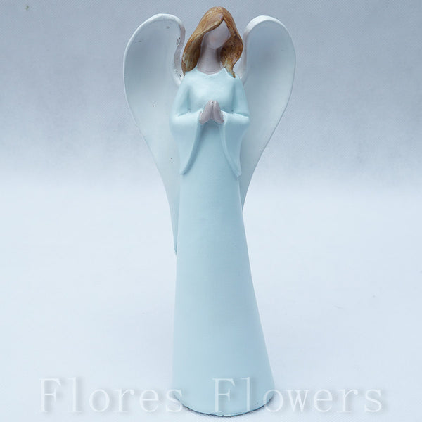 Anjel 22 cm, SVETLO MODRÁ