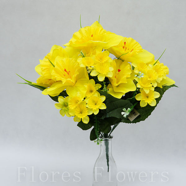 Narcis s pvc doplnkom 42 cm, MIX FARIEB