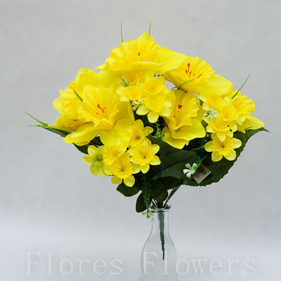 Narcis s pvc doplnkom 42 cm, MIX FARIEB