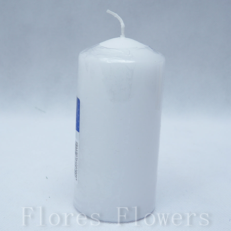 Sviečka valec  60x120mm, biela
