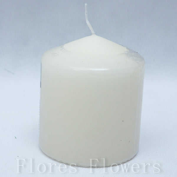 Sviečka valec 90x80mm, krémová