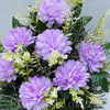 Ikebana zaťažená, 28x23cm, fialová