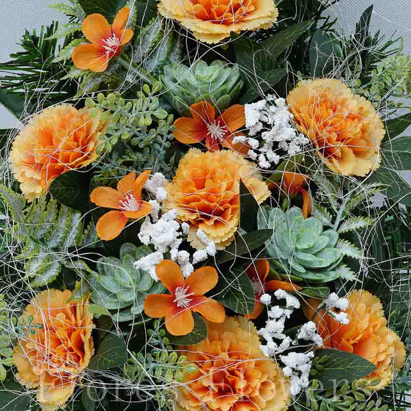 Ikebana zaťažená, 30x26cm, jesenná