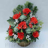 Ikebana zaťažená, 30x26cm, červená
