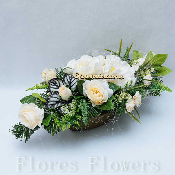 Ikebana zaťažená, 60x30x25cm, marhuľová
