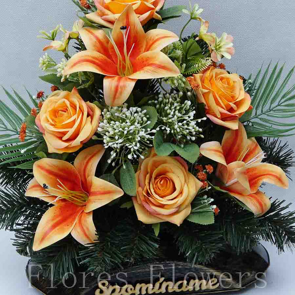 Ikebana zaťažená, 40x35cm, jesenná