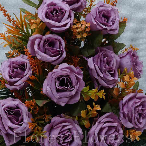 Ikebana zaťažená, 50x45cm, fialová