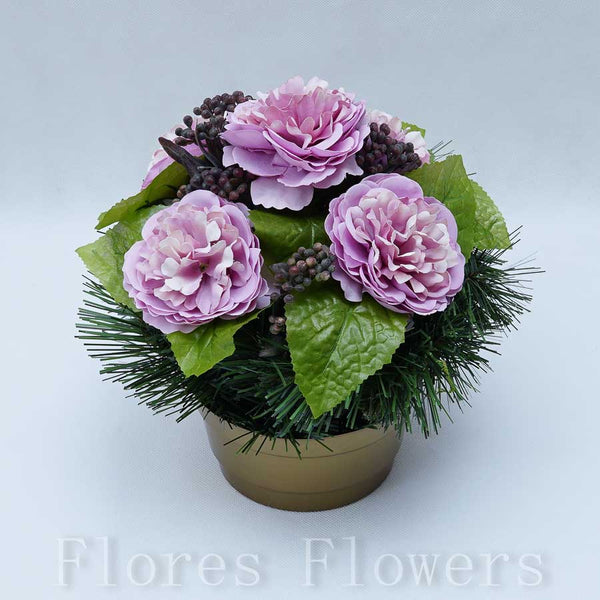 Ikebana zaťažená 25x20cm, staroružová