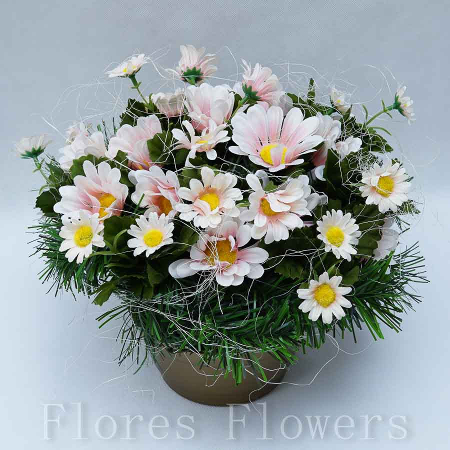 Ikebana zaťažená, 25x30cm, marhuľová