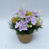 Ikebana zaťažená URNA, 20x13cm, svetlofialová
