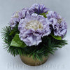 Ikebana zaťažená 20x22cm, fialová