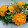 Ikebana zaťažená, 40x20cm, oranžová
