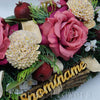 Ikebana zaťažená esíčko, 60x25cm, staroružová