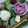 Ikebana zaťažená esíčko, 60x25cm, fialová