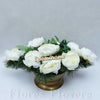 Ikebana zaťažená, 50x25cm, krémová