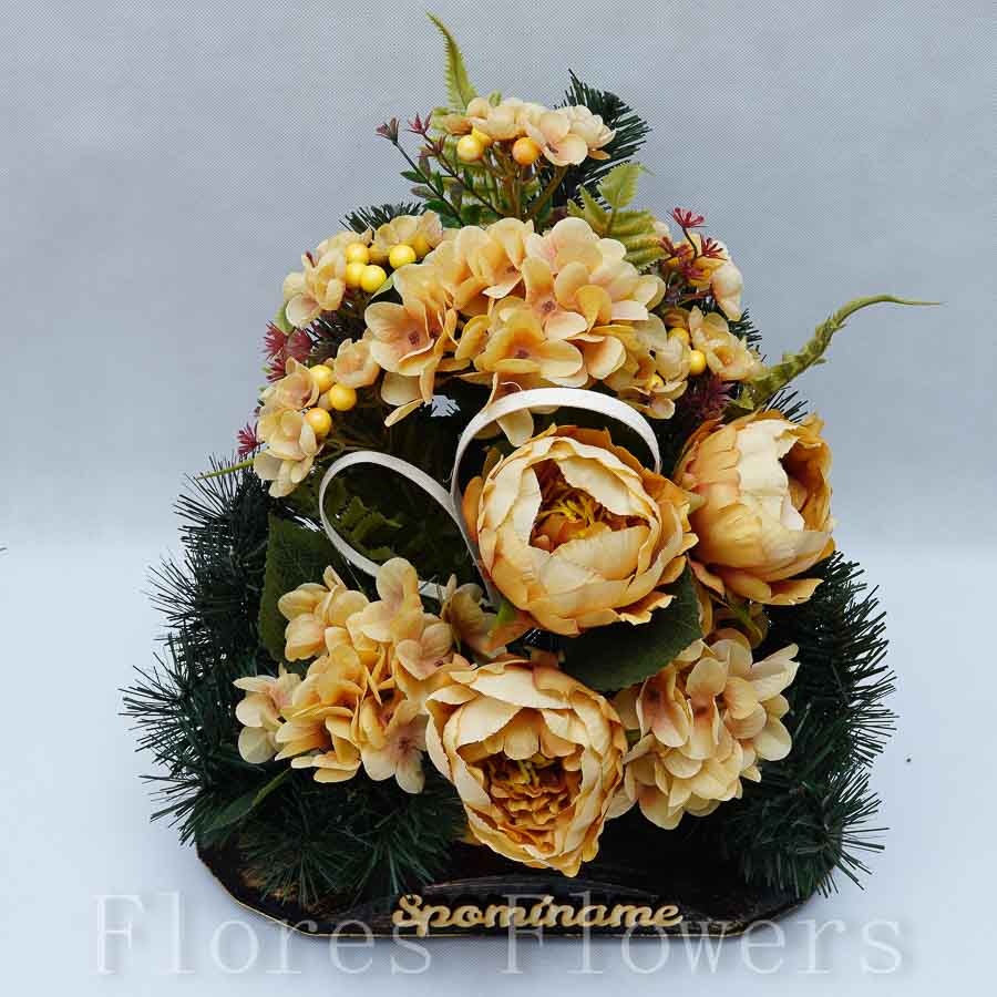 Ikebana zaťažená, 35x40cm, jesenná
