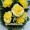 Ikebana zaťažená 48x28cm, žltá