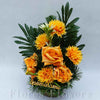 Ikebana zaťažená 48x28cm, oranžová