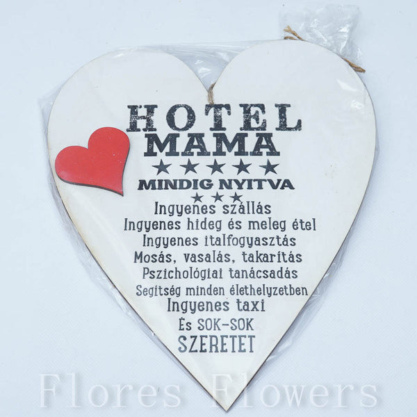 Maxi srdce drevené, 28x22cm