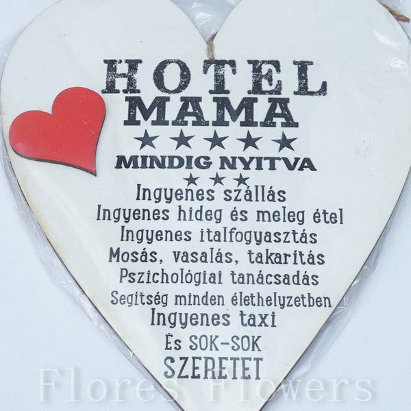 Maxi srdce drevené, 28x22cm