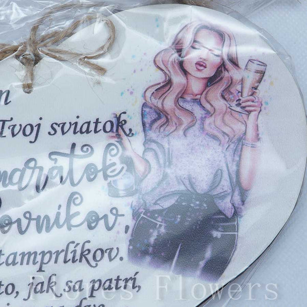 DD stredné srdce bez čísla 18x12cm