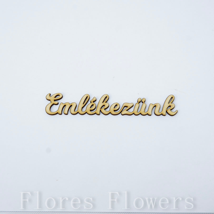 Výrez Emlekezunk, 15cm