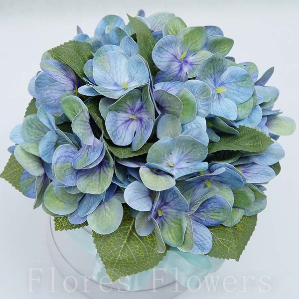 Flower box bielo-modrý, 21x19cm