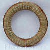 Veniec slamený + sisal, 39cm, hnedý
