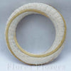 Veniec slamený + sisal, 39cm, krémový