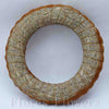 Veniec slamený + sisal, 33cm, hnedý