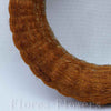 Veniec slamený + sisal, 33cm, hnedý