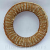 Veniec slamený + sisal, 25cm, hnedý