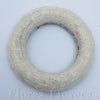 Veniec slamený + sisal, 15cm, krémový