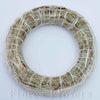 Veniec slamený + sisal, 15cm, krémový