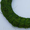 Veniec slamený + sisal, 15cm, zelený