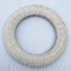 Veniec slamený + sisal, 20cm, krémový
