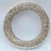 Veniec slamený + sisal, 25cm, krémový