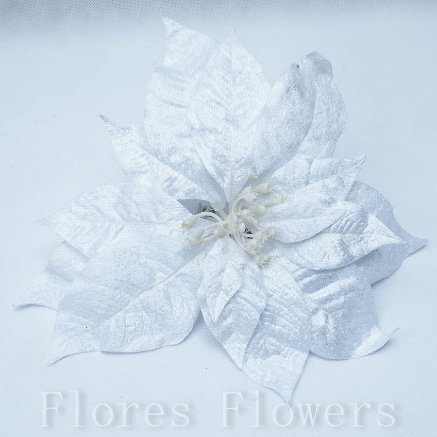 Ruža vianočná na štipci 25 cm