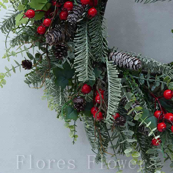 Veniec so šiškami, bobule 58 cm